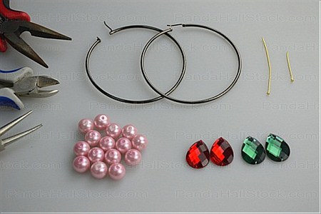 things need in how to make hoop earrings